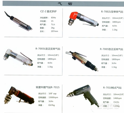 西南成都R-7002L型单转气钻价格实惠-锐壹气动-金牛区永远机电设备经营部-万贯五金机电网